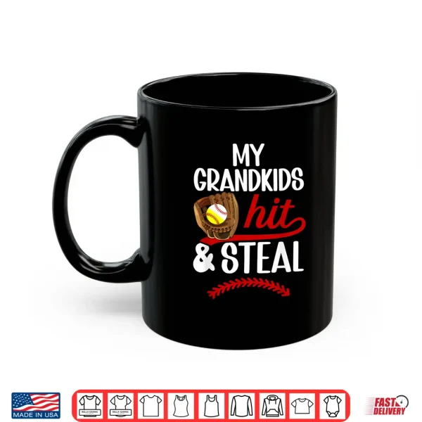 Mug Softball Baseball Grandma Funny Baseball Softball Grandma Shirt