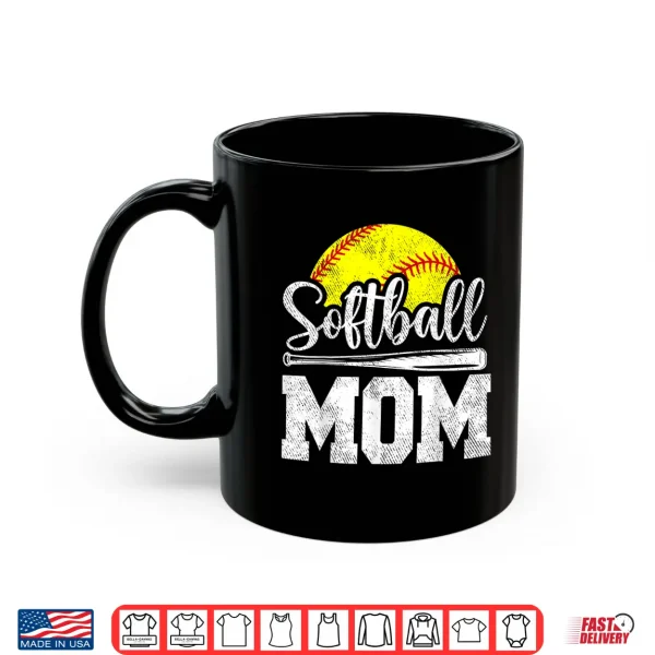 Mug Softball Mom Softball Player Game Day Mothers Day Gift Shirt