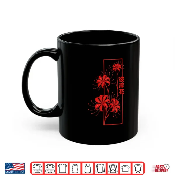 Mug Spider Lily Flower Anime Aesthetic Japanese Culture Manga Shirt