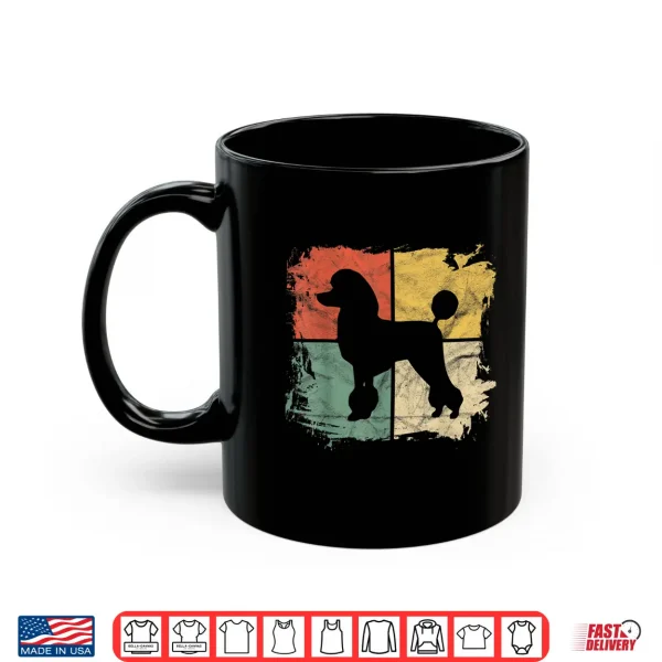 Mug Square Retro Poodle Owner Gift Dog Poodle Dad Mom Shirt