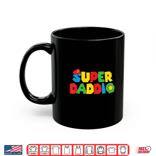 Mug Super Gamer Dad Unleashed Celebrating Fatherly Powers Shirt