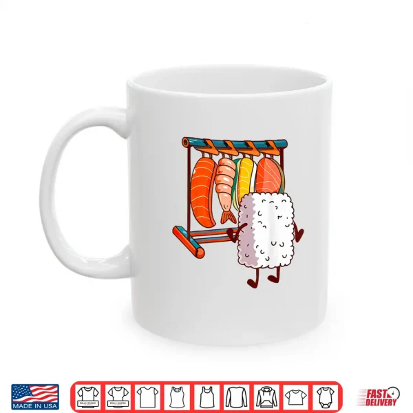 Mug Sushi Japanese Food Sushi Wardrobe Anime Sushi Wardrobe Shirt