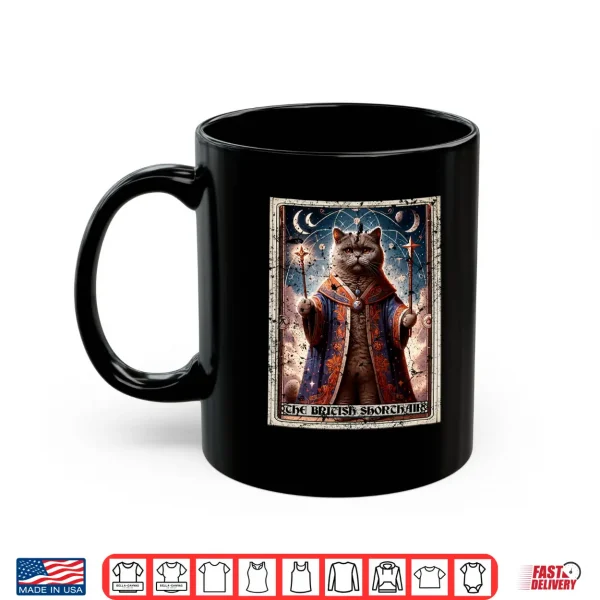 Mug Tarot Card British Shorthair Cat Shirt