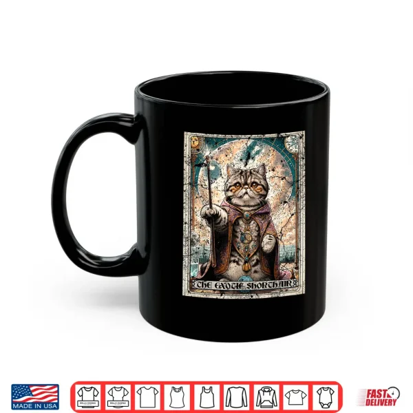 Mug Tarot Card Exotic Shorthair Cat Shirt
