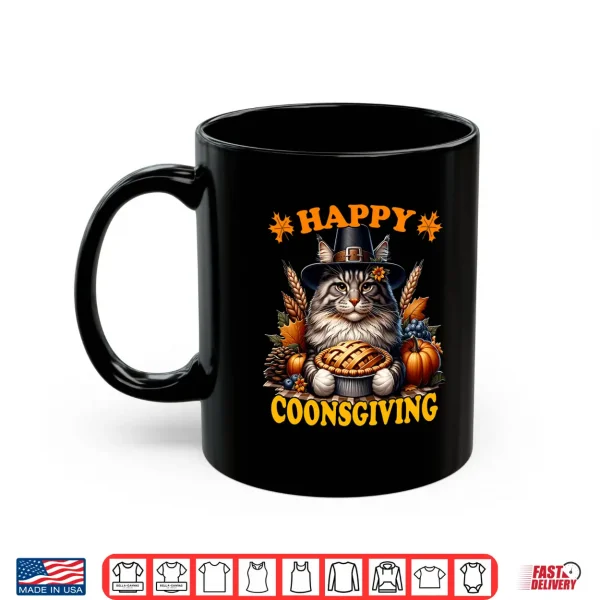Mug Thanksgiving Maine Coon Cat Shirt