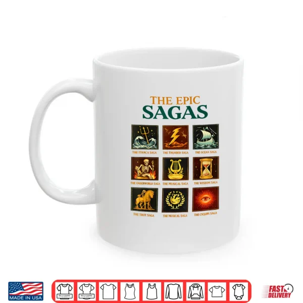 Mug The Epic Sagas Ithaca Odysseus Musical Wisdom Thunder Shirt