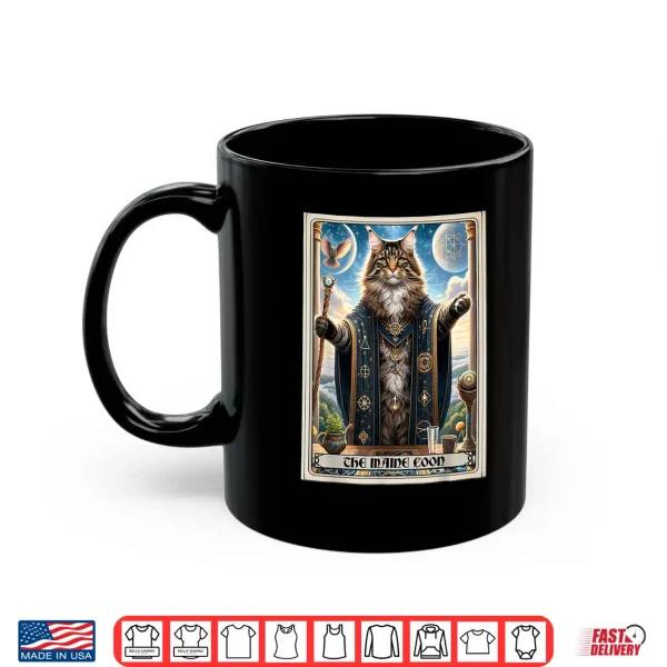 Mug The Maine Coon Tarot Card Cat Shirt