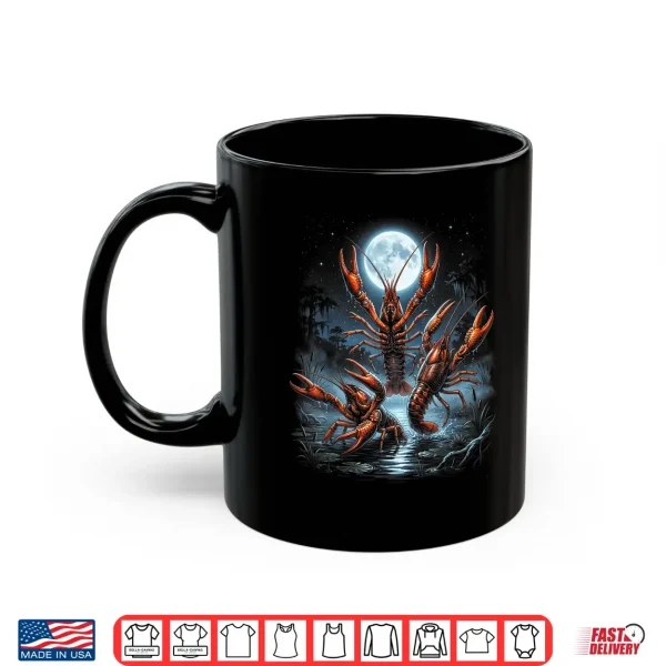 Mug Three Crawfish Moon Shirt