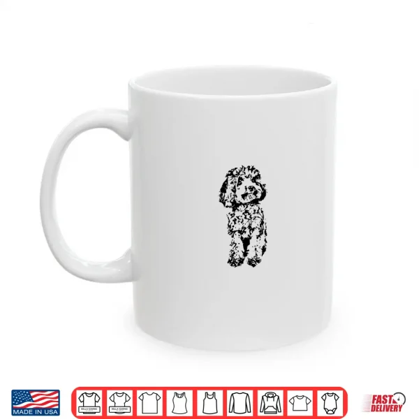 Mug Toy Poodle Cute Dog Lover Gifts Womens Standard Poodle Mens Shirt
