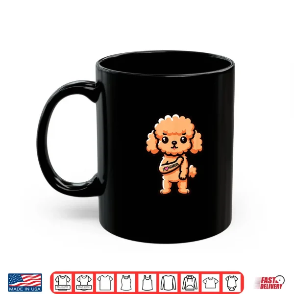 Mug Toy Poodle I Love Grandpa Funny Dog Tattoo Men Women Kids Shirt