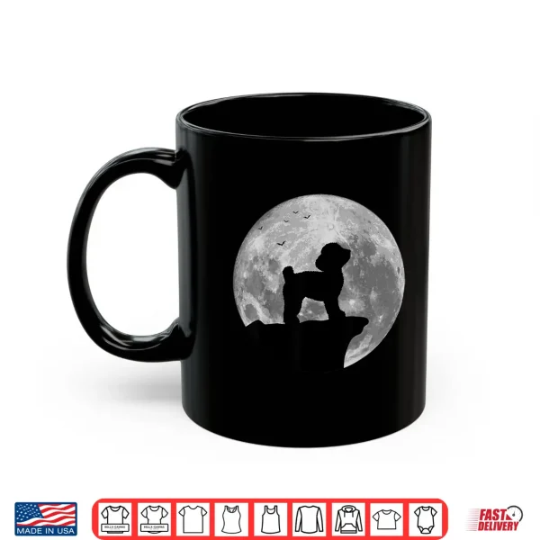 Mug Toy Poodle Silhouette In The Moon Halloween Costume Shirt