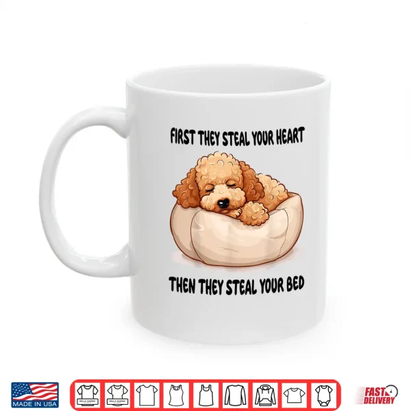 Mug Toy Poodle Sleeping Pajamas Nightgown Shirt