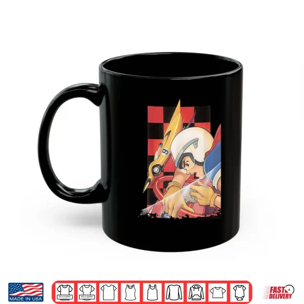 Mug US Speed Racer Checkered Red 01 Shirt