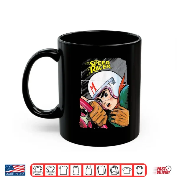 Mug US Speed Racer Logo Close 01 Black Shirt
