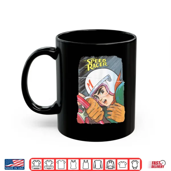 Mug US Speed Racer Logo Close 01 White Shirt