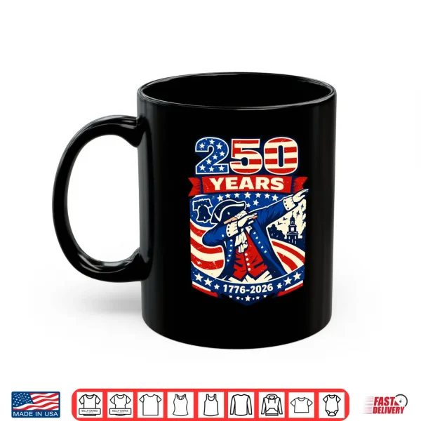 Mug USA Anniversary Dabbing Uncle Sam 250th America 4th July Performance Shirt