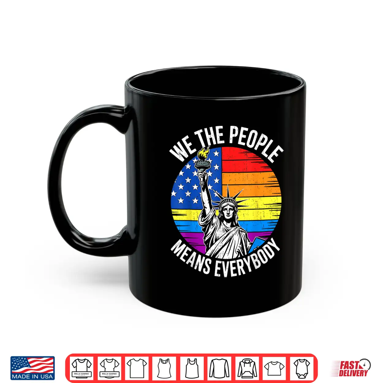 Usa Lgbtq Equality We The People Means Everyone Pride Shirt Usa Lgbtq Equality We The People Means Everyone Pride Shirt