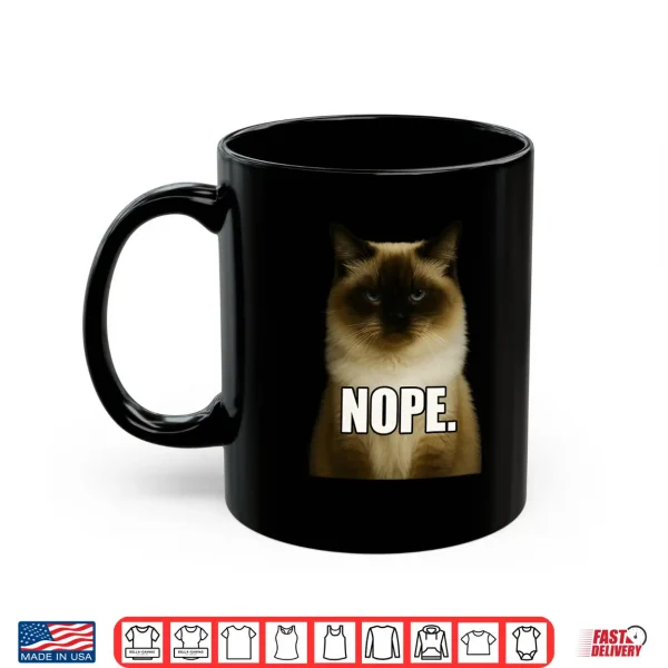 Mug Ugly Ragdoll Cat Meme Grumpy Face Mood Disgusted Shirt