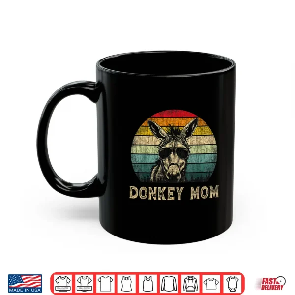 Mug Vintage Donkey Mom Donkey Lovers Mommy Mothers Day Shirt