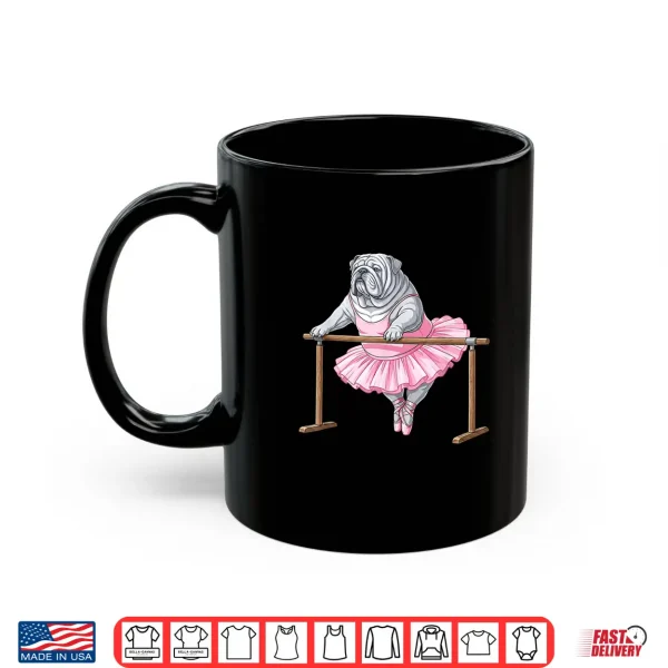 Mug Vintage English Bulldog Ballet Dancer Dancing Dog Lovers Shirt