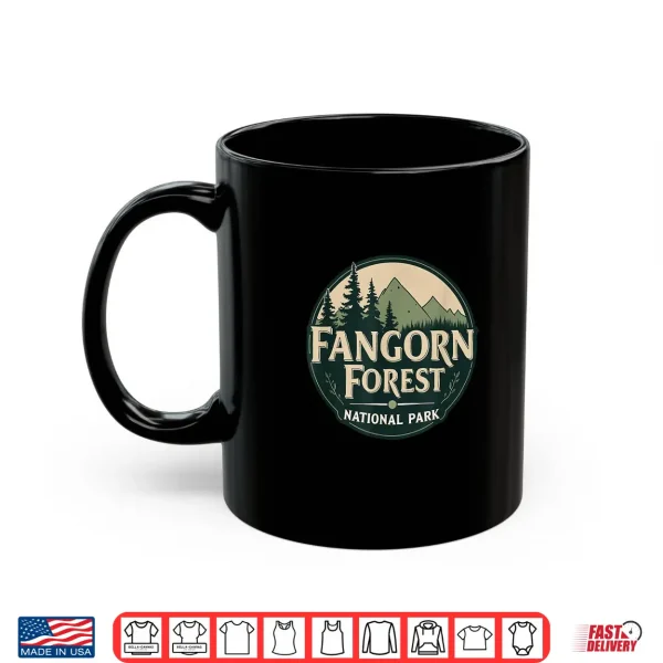 Mug Vintage Fangorn Forest National Park Bookworms Saying Retro Shirt