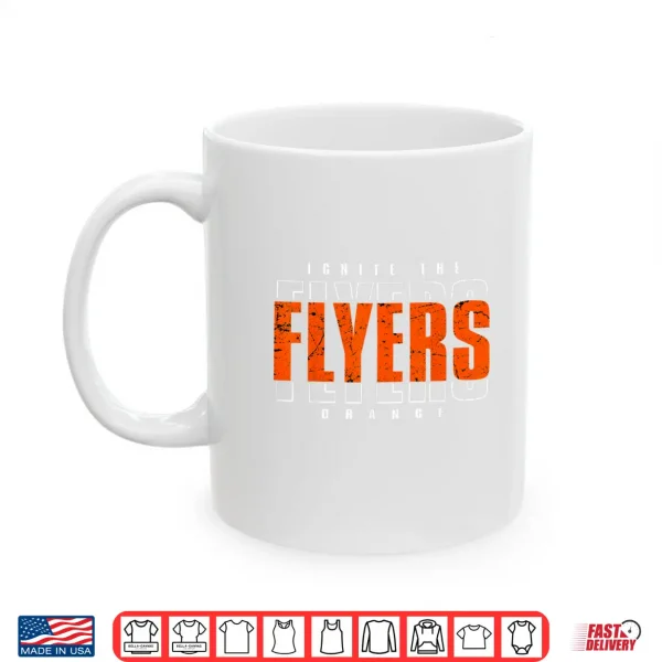 Mug Vintage Flyers Ignite The Orange Retro Shirt