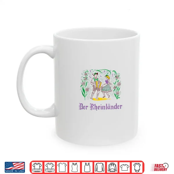 Mug Vintage German Beer Hall Folk Art Shirt