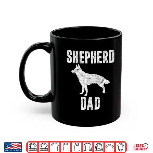Mug Vintage German Shepherd Dad Gift Dog Daddy Shepard Father Shirt