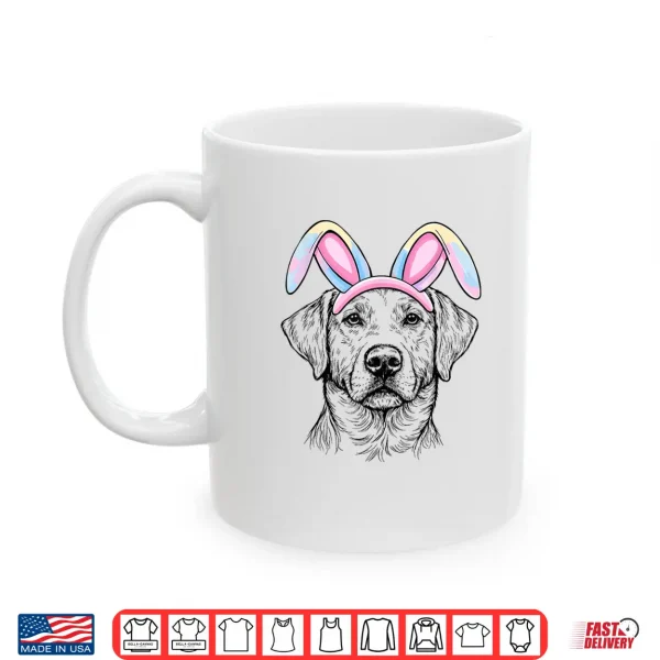 Mug Vintage Labrador Retriever Easter Bunny Ears Retriever Dog Shirt