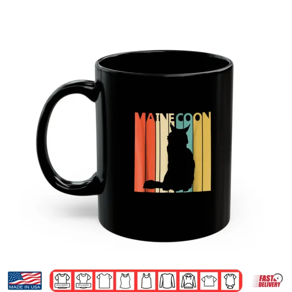 Mug Vintage Maine Coon Cat Shirt Cat Owner Tshirt Gift