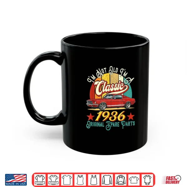 Mug Vintage Original Spare Parts Classic 1936 Statement Shirt
