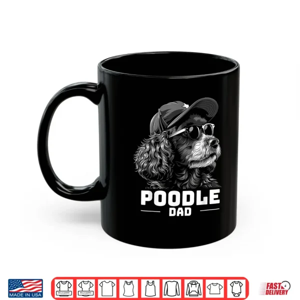 Mug Vintage Poodle Dad Shirt