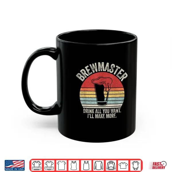 Vintage Retro Brewmaster Craft Beer Home Brewing Brewer Gift Shirt 3 Mug Vintage Retro Brewmaster Craft Beer Home Brewing Brewer Gift Shirt