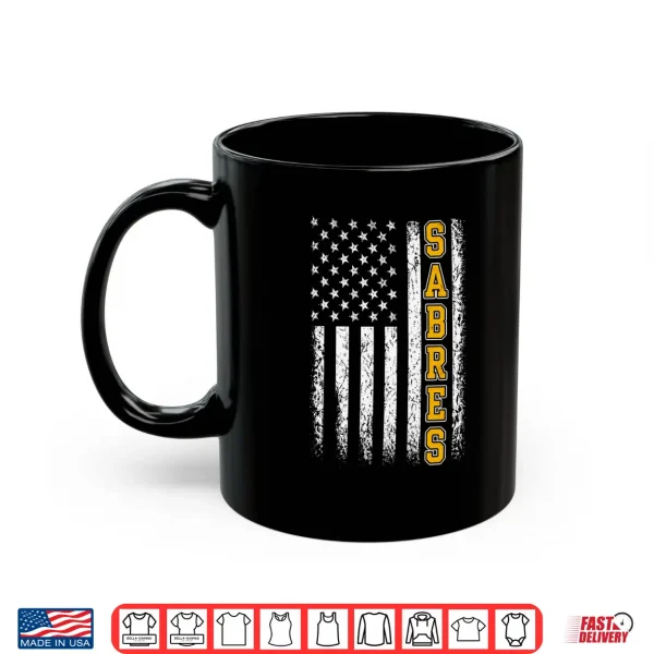 Mug Vintage Sabres USA Flag Shirt