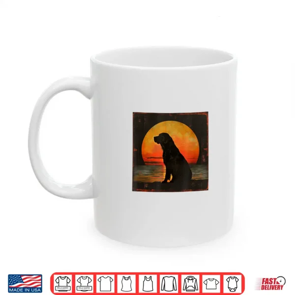 Mug Vintage Sunset Labrador Retriever Shirt