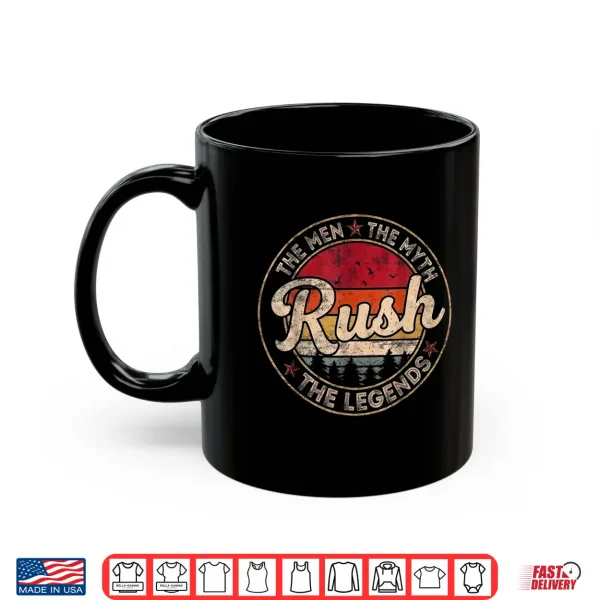 Mug Vintage The Men The Myth Rush Legends Gift for Men Women Shirt