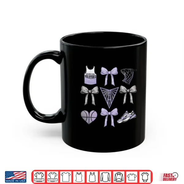 Mug WNBA Golden State Valkyries Bow Grid Shirt