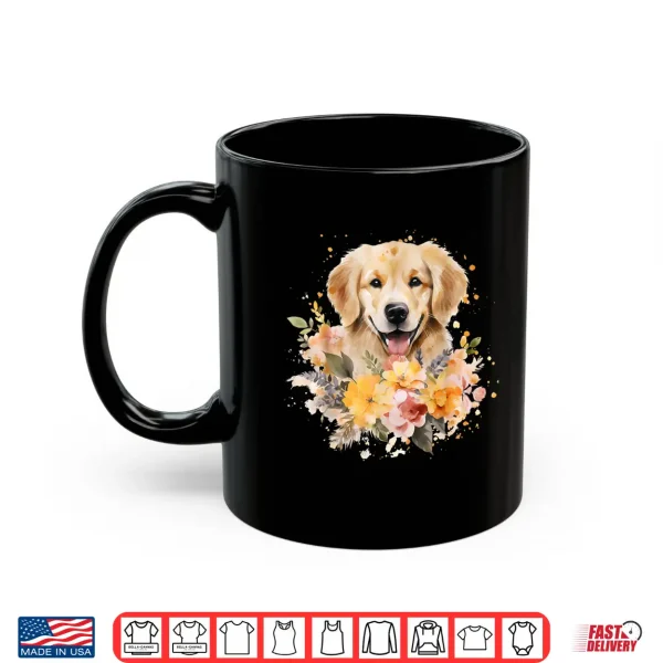 Mug Watercolor Golden Retriever Shirt