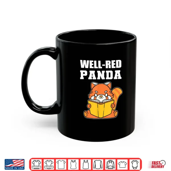 Mug Well Red Panda Bibliophile Shirt