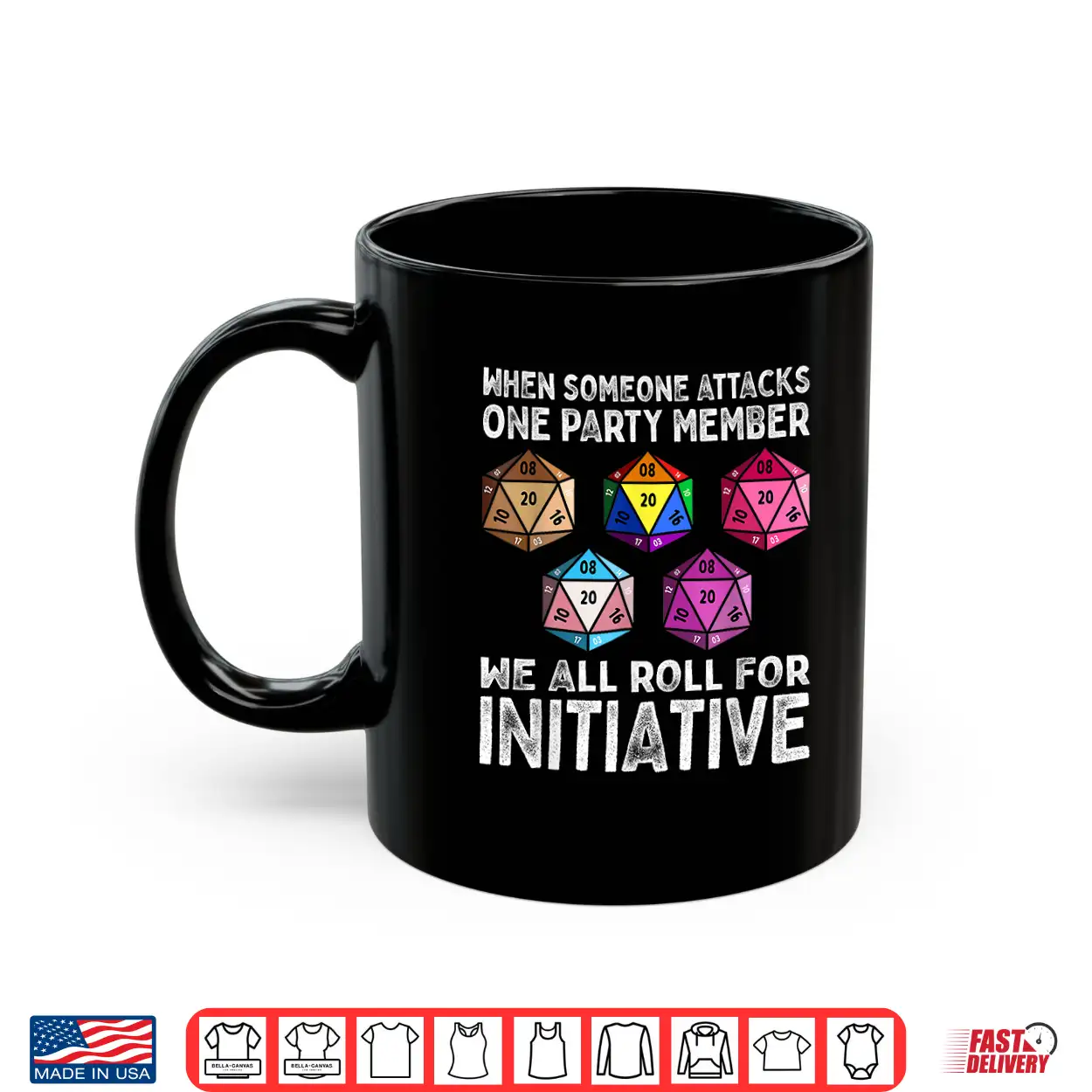 When Someone Attacks One Party Member D20 Dice Lgbtq Ally Shirt When Someone Attacks One Party Member D20 Dice Lgbtq Ally Shirt