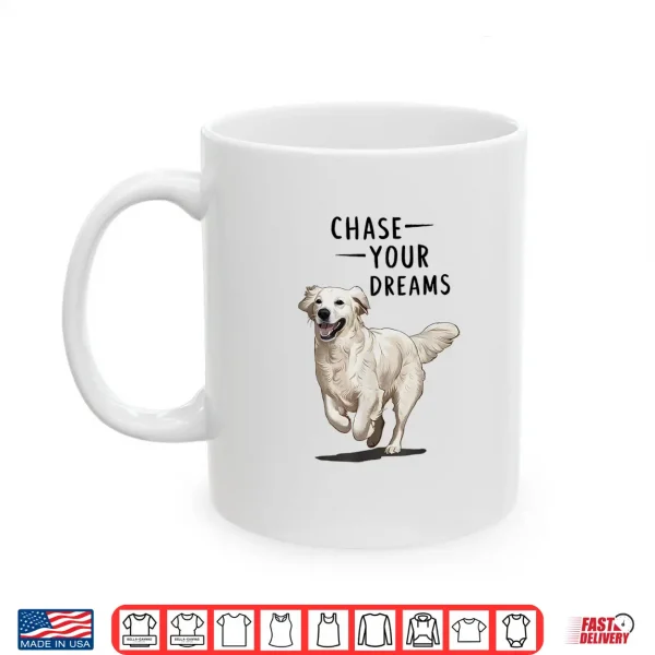 Mug White English Cream Golden Retriever Cute Puppy Canine Shirt