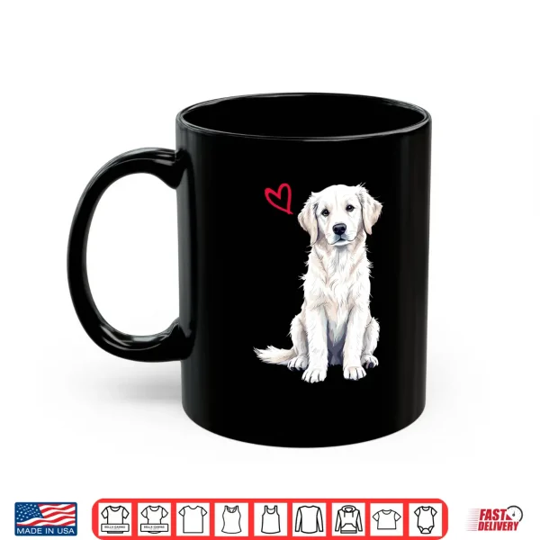 Mug White English Cream Golden Retriever Shirt