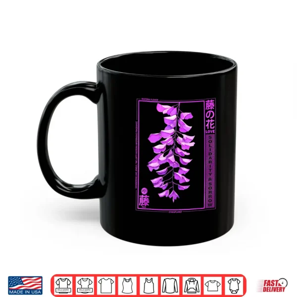 Mug Wisteria anime flower in japan soft grunge anime aesthetic Shirt