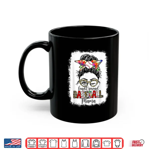 Mug Women Tee Teeball Mom Leopard Funny Ball Mom Mothers Day Shirt