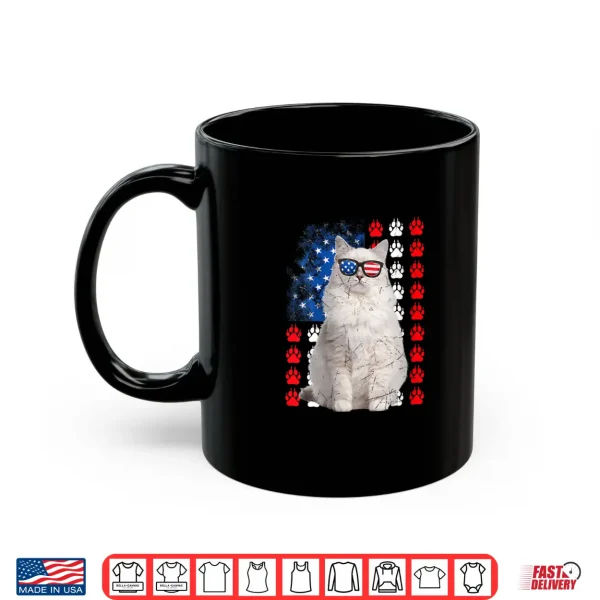 Womens Funny Ragdoll Cat Paws Usa Flag Indepedence Day 4Th Of July Shirt 3 Mug Womens Funny Ragdoll Cat Paws USA Flag Indepedence Day 4th Of July Shirt
