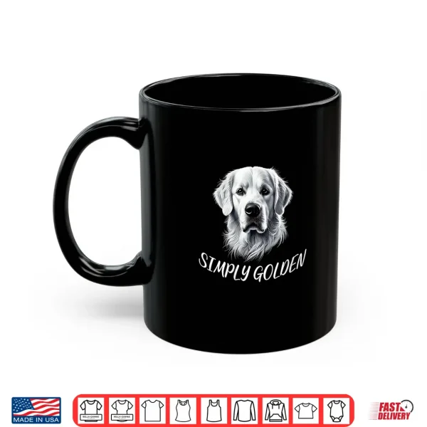 Mug Womens White English Cream Golden Retriever Shirt