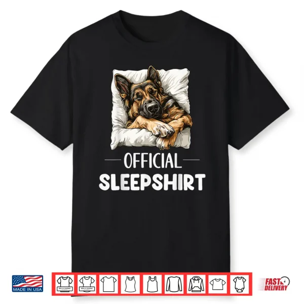 Official German Shepherd Sleepshirt Dog Lover Sleepwear Shirt