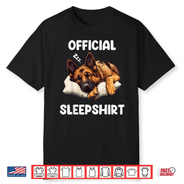 Official German Shepherd Sleepshirt Dog Lover Pajamas Shirt