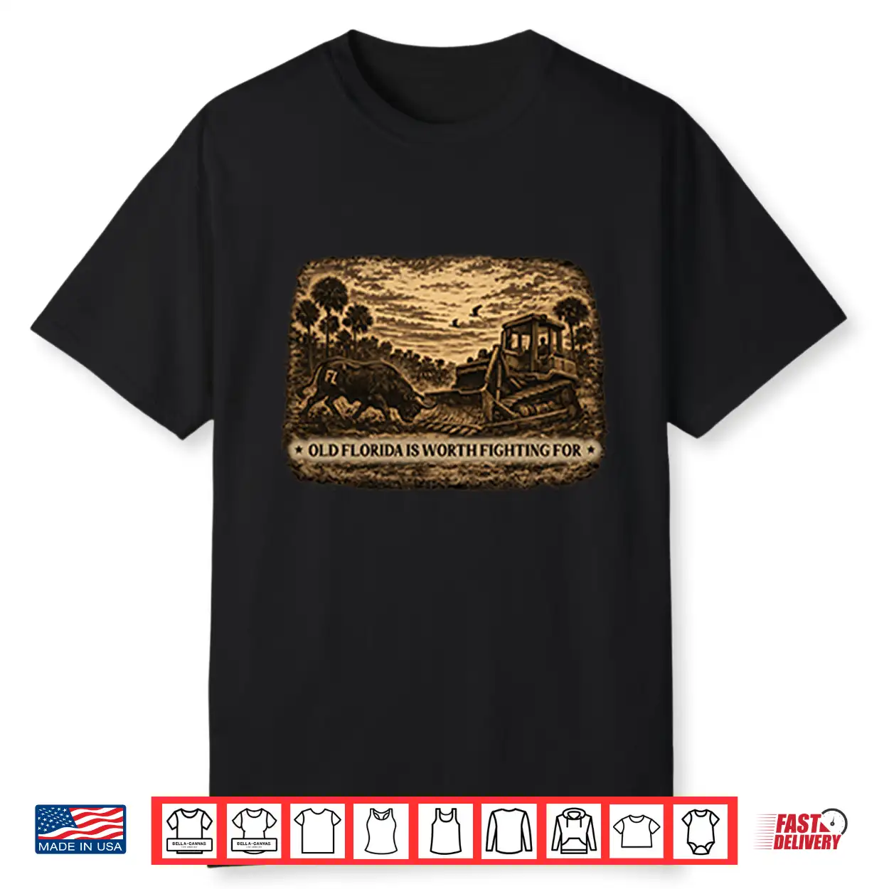 Old Florida Is Worth Fighting For Shirt Old Florida Is Worth Fighting For Shirt