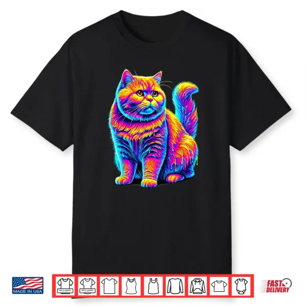 Paint Art British Shorthair Cat Shirt